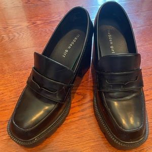 Heeled Penny Loafers